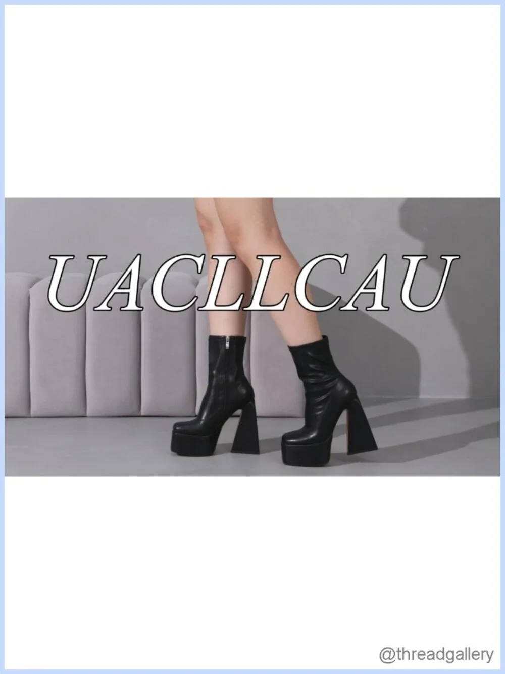 Women's Square Toe Chunky High Heel Ankle Booties Side Zipper Faux Leather